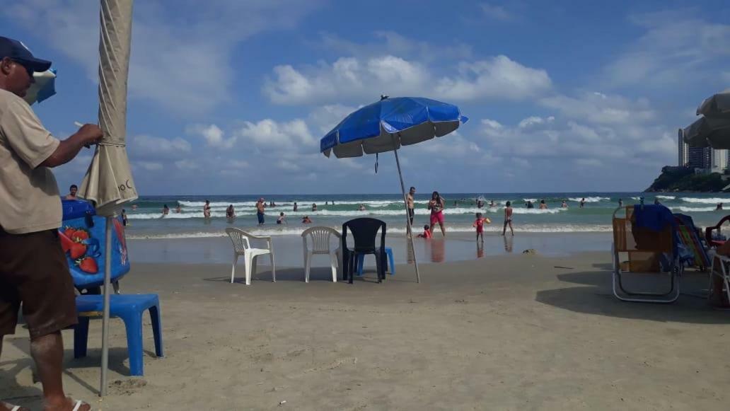 Apto Guaruja De Frente Para O Mar - Praia Asturias Екстер'єр фото